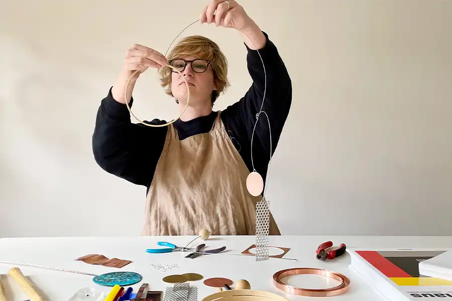 House of Estila Anja mobile sculpture workshop