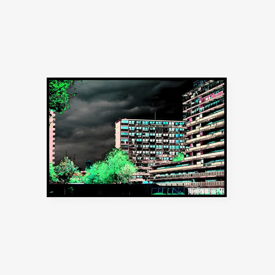 Heygate Estate Original Art Print 