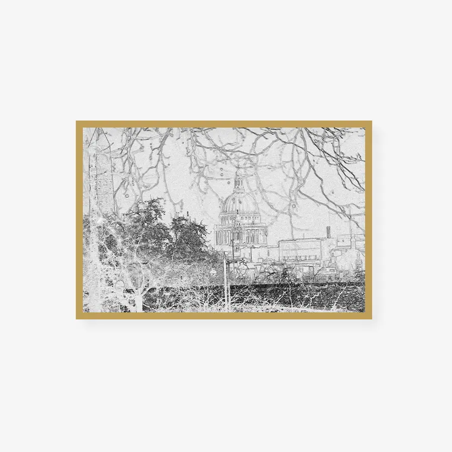 St Pauls Cathedral Original Art Print 