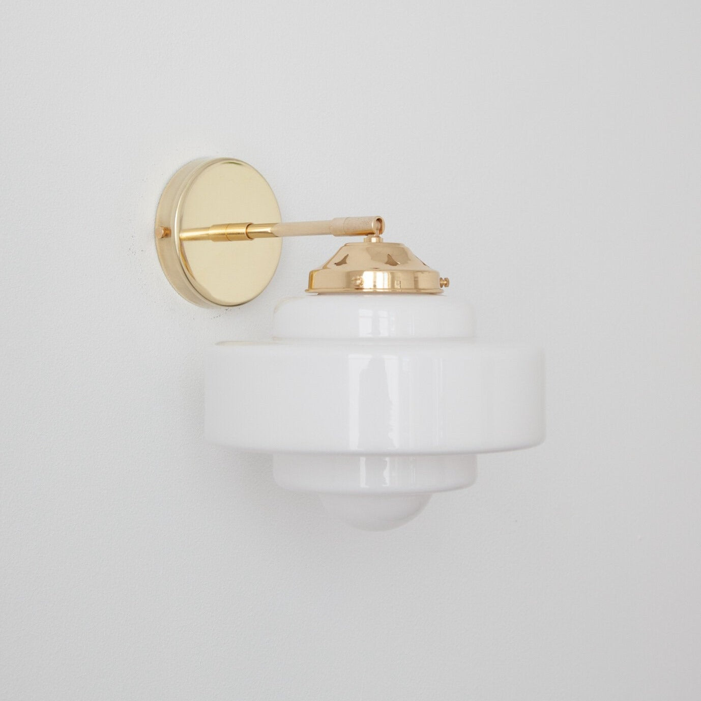 Atlas Wall Light - Opal Glass