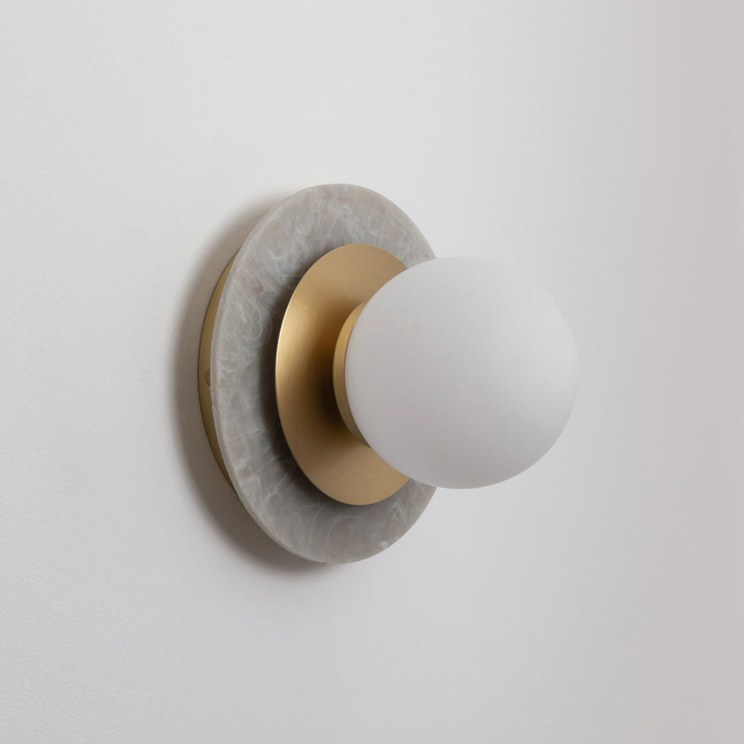 Aurora Wall Light - Marbled Recycled Plastic