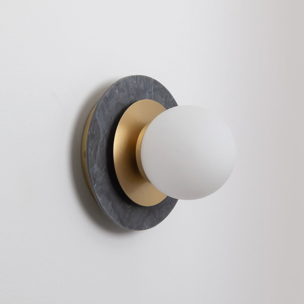 Aurora Wall Light - Marbled Recycled Plastic