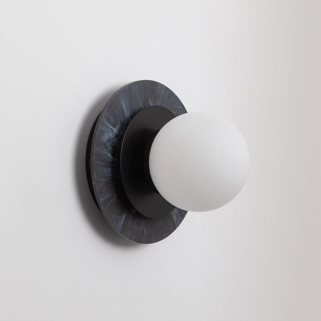 Aurora Wall Light - Marbled Recycled Plastic