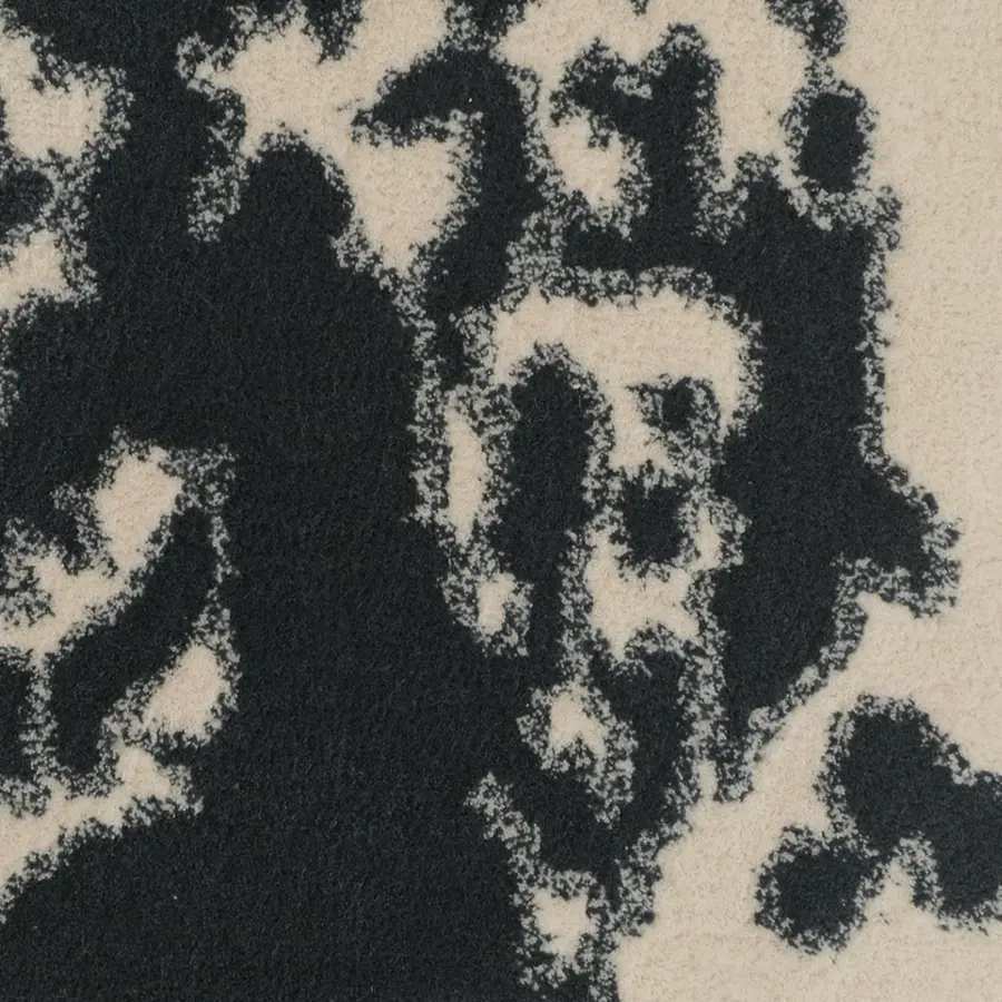 Causeway wool rug blue