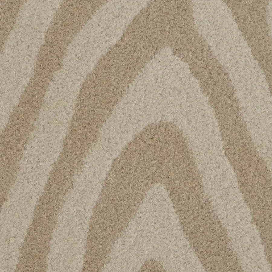 Elva wool rug cream and beige