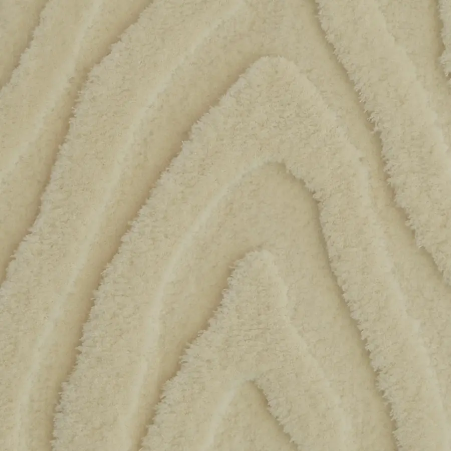 Elva wool rug cream