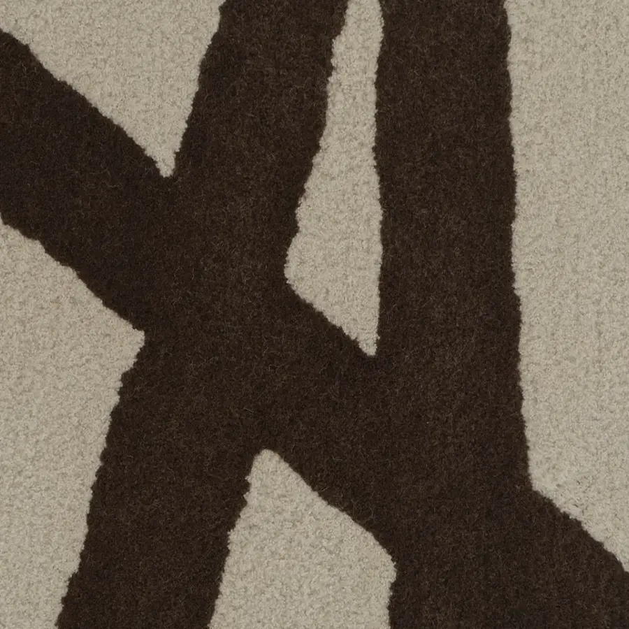 Pendle wool rug green