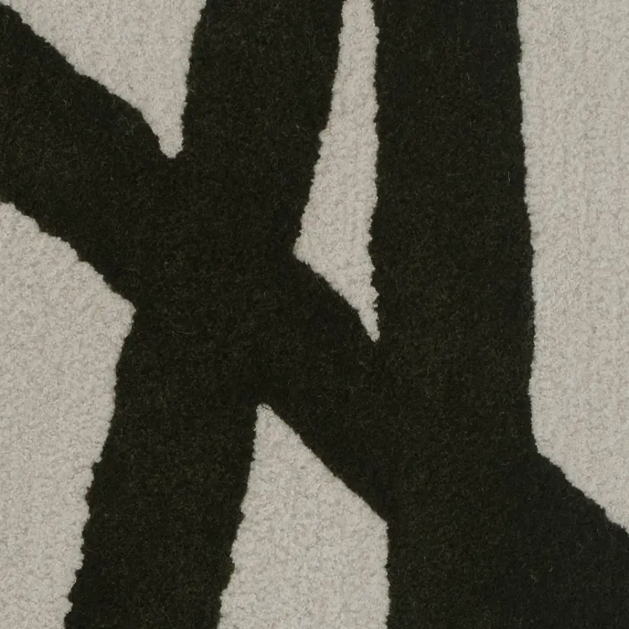 Pendle wool rug brown