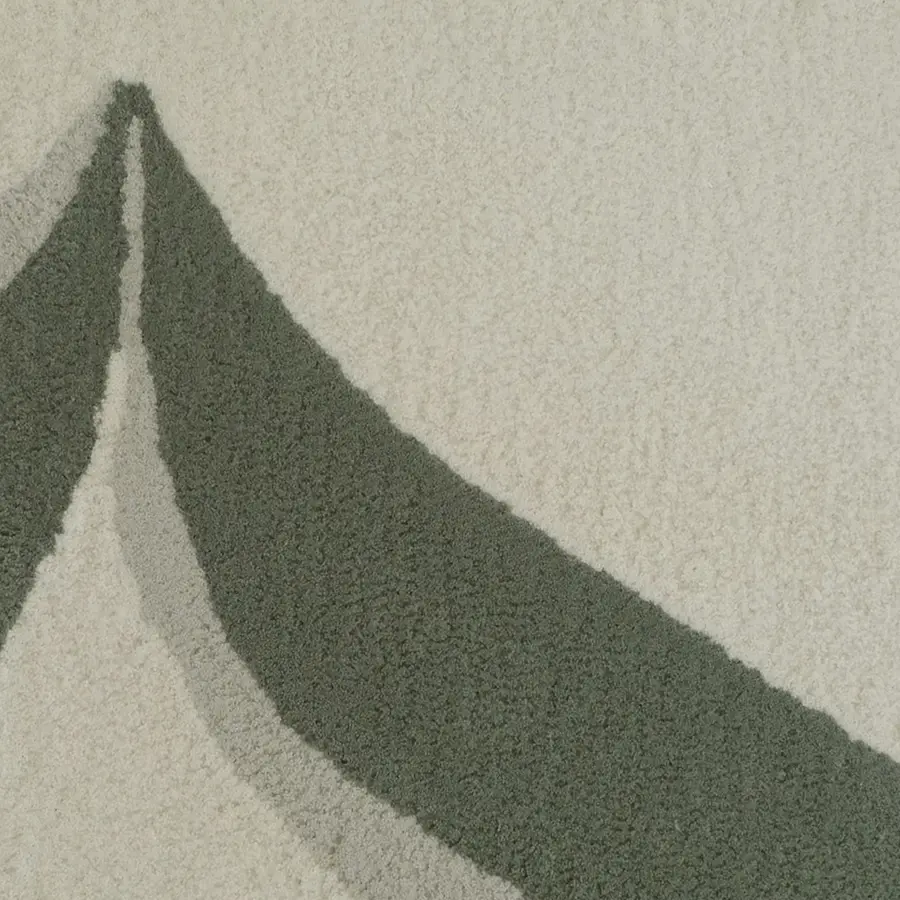 Tintagel wool rug green