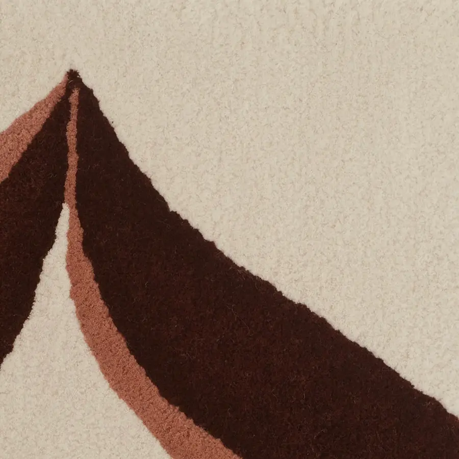 Tintagel wool rug terracotta