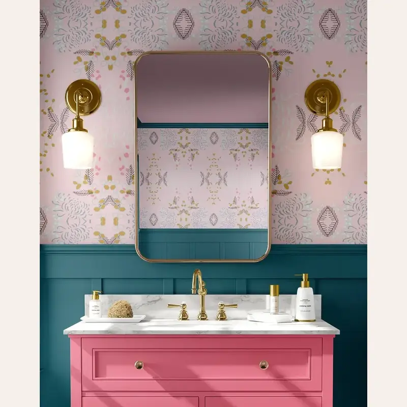 Pink Chinoiserie Wallpaper
