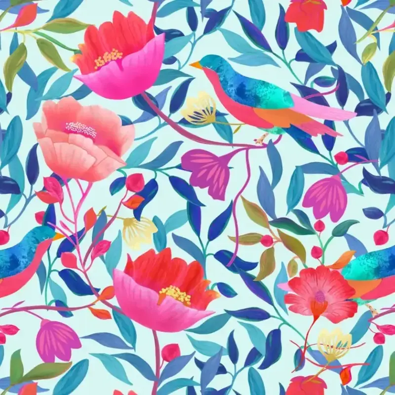 Luxury Fabrics- Catherine (Sky)