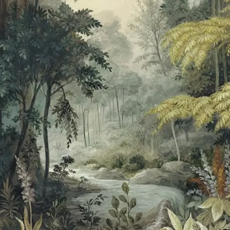 Arbour in Moss | Wallpaper Mural on Premier Vinyl