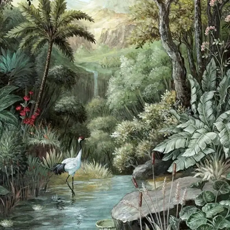 Escapade in Verdant | Wallpaper Mural on Premier Vinyl