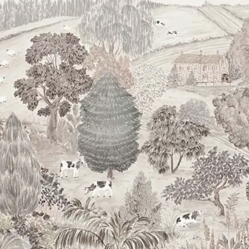 Toothill in Nougat | Wallpaper Mural on Matte Uncoated