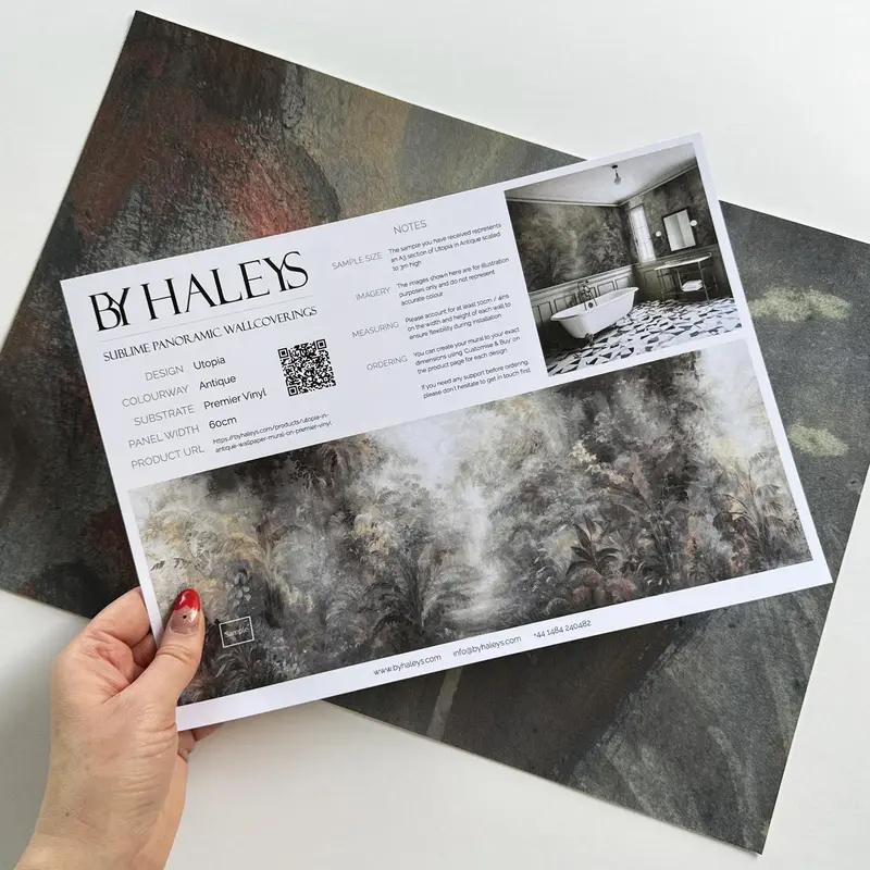 Utopia in Antique | Wallpaper Mural on Premier Vinyl