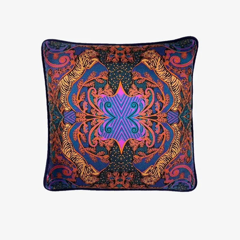 Bengal Tiger Silk Cushion