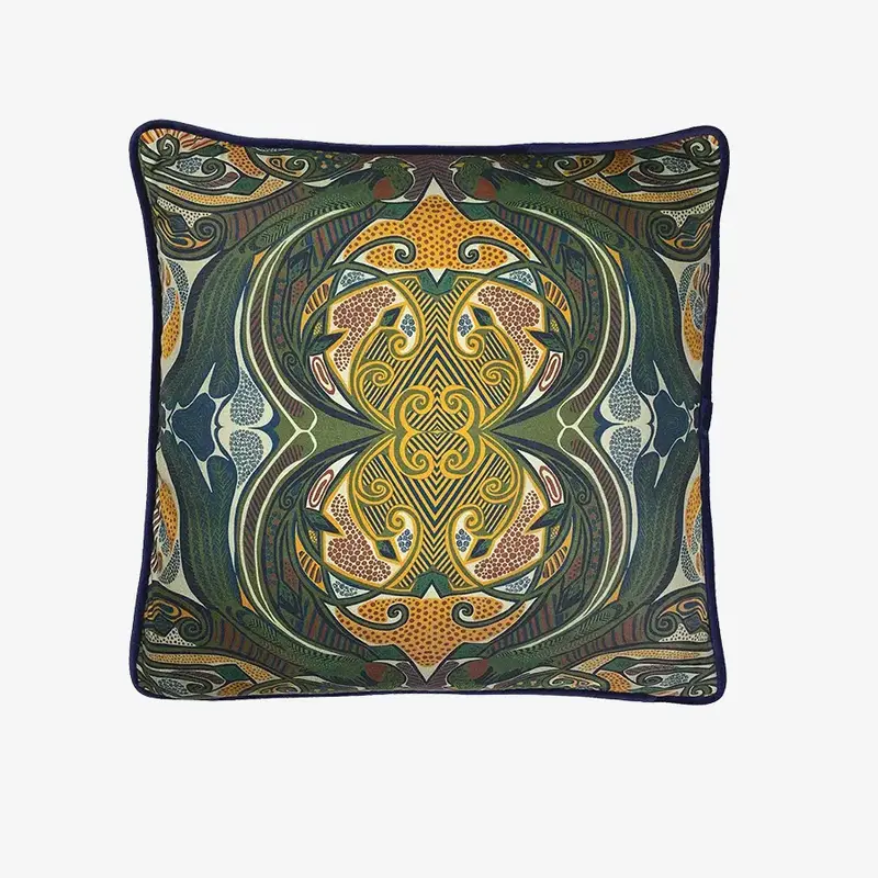 Quetzal Silk Cushion
