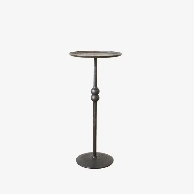 Brokkr Forged Steel Martini Table - Heavy texture
