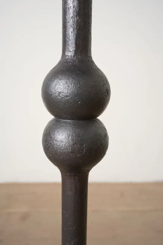 The Brokkr Forged Steel Martini Table - Heavy texture