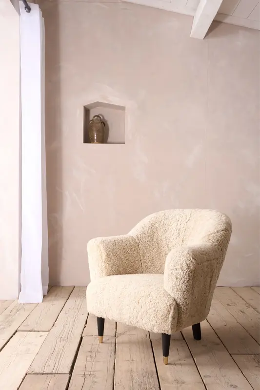 The Milo Sheep wool armchair