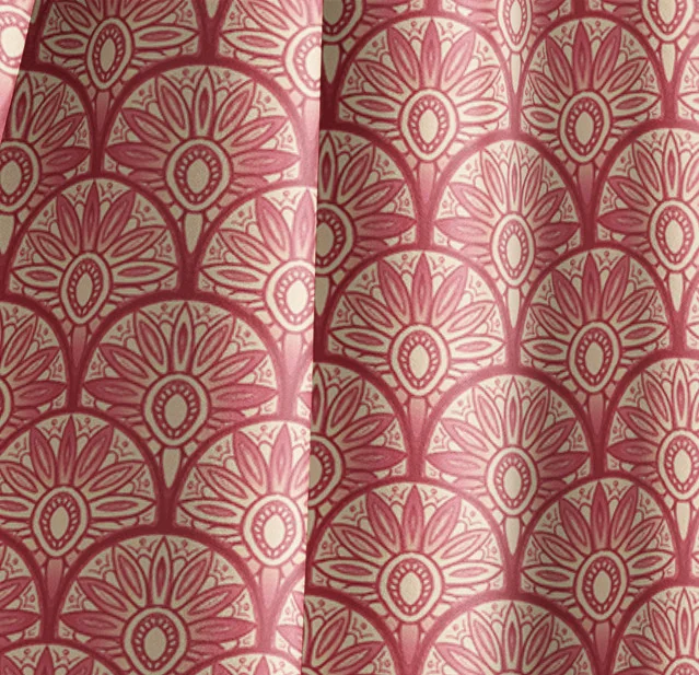 Floral Burst Juniper Velvet 