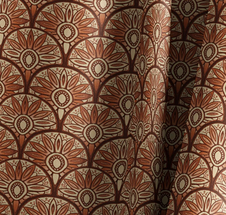 Floral Burst Oxide Velvet Shimmer