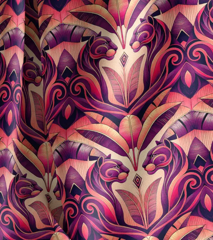 Jungle Dreams Sunset Passion Luxe Velvet Shine