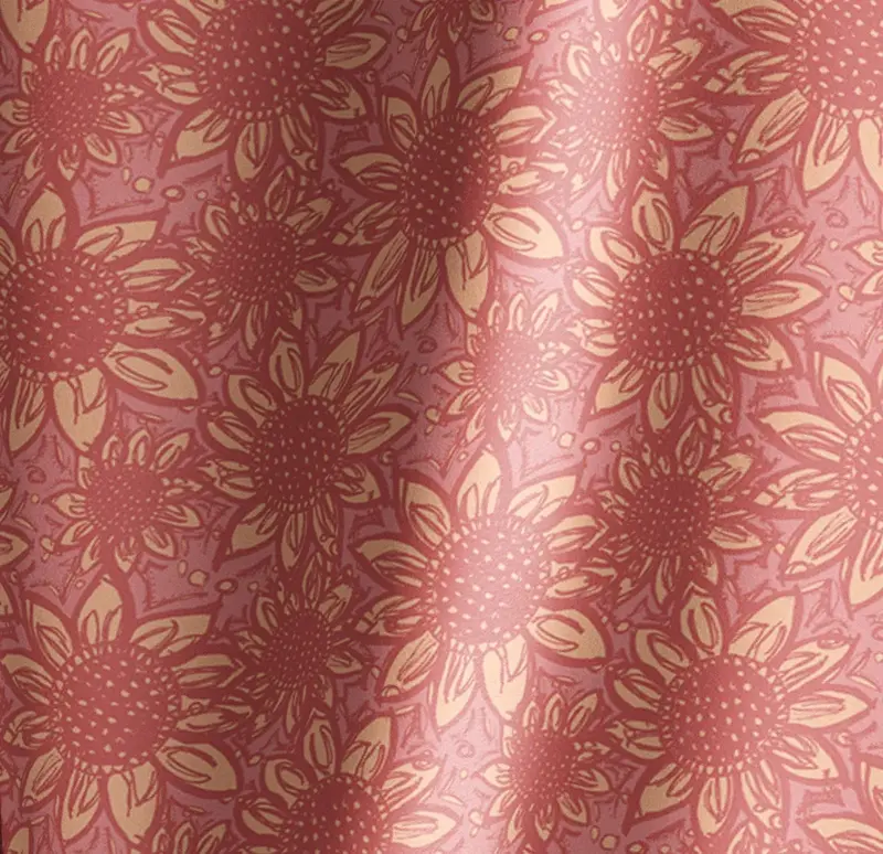 Tropic Flower Blush Velvet Shimmer