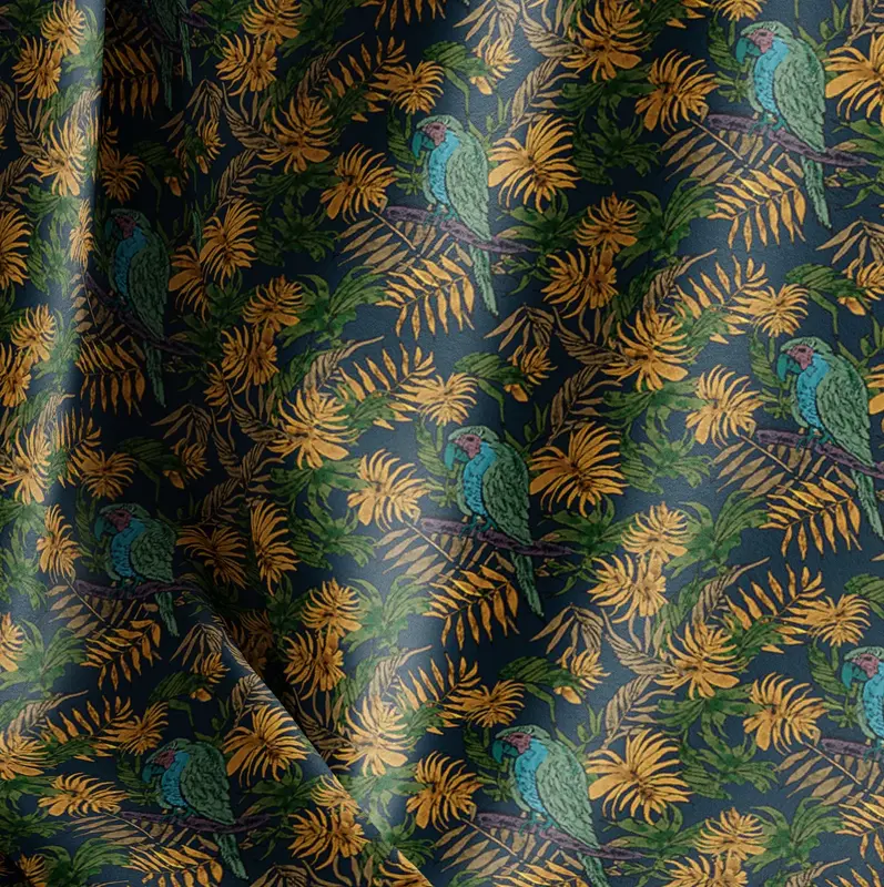Tropic Parrot Darkness Shimmer Velvet