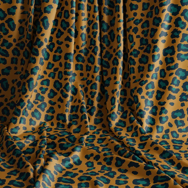 Leopard Golden Velvet Shimmer