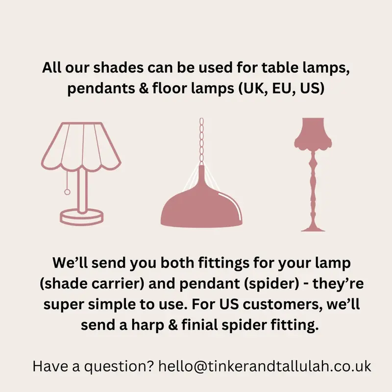 The Barbara Fringed Lampshade