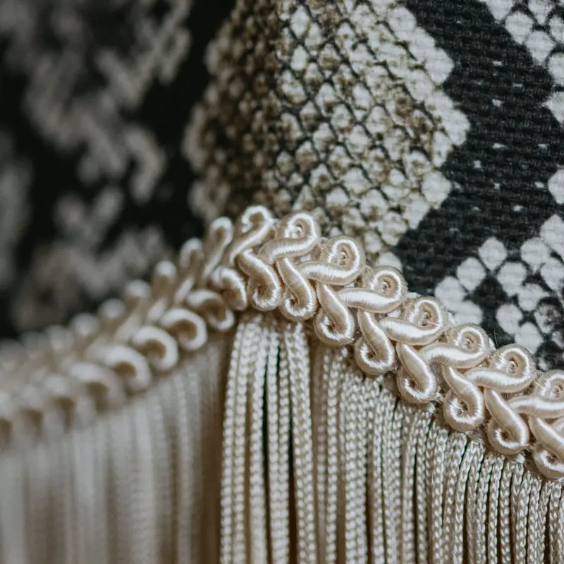 The Bianca Fringed Lampshade