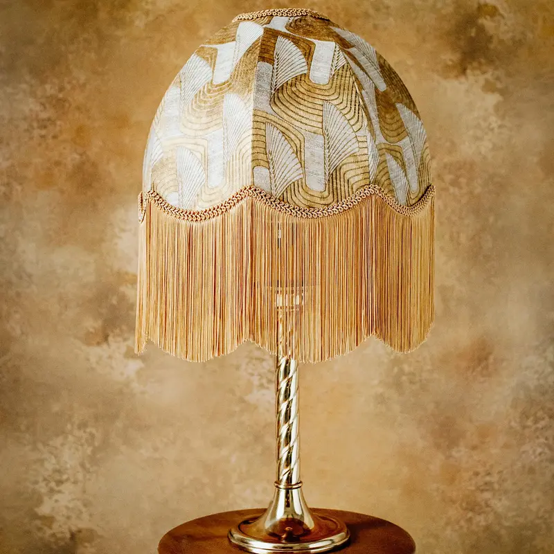 The Brigitte Fringed Lampshade