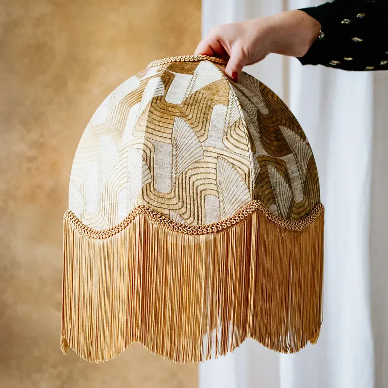 The Brigitte Fringed Lampshade