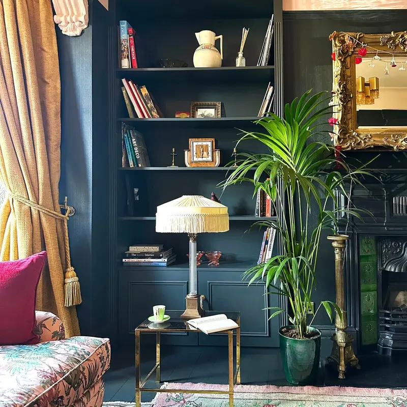 The Peggy Silk Fringed Lampshade Ivory