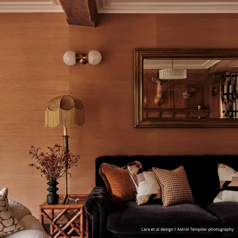 The Ritz Gold Fringed Lampshade