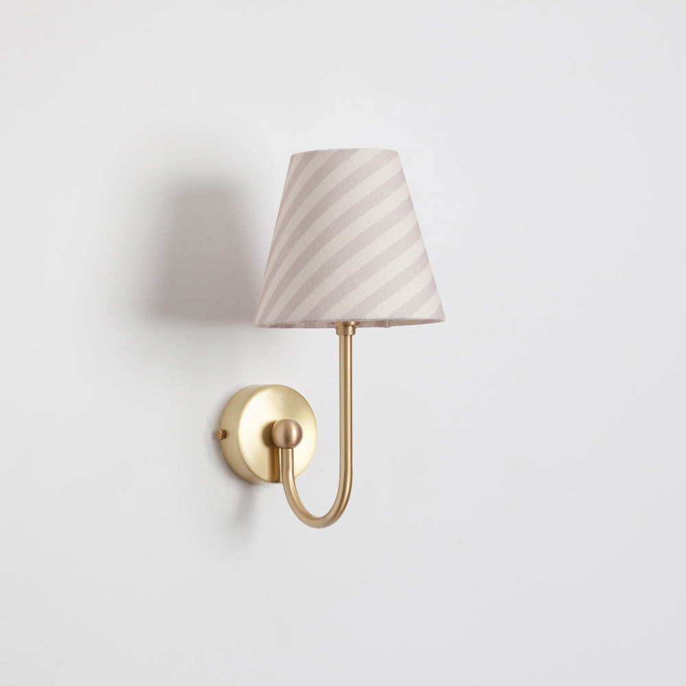 Juno Wall Light - Striped Linen