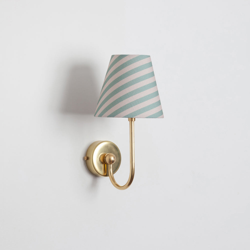 Juno Wall Light - Striped Linen