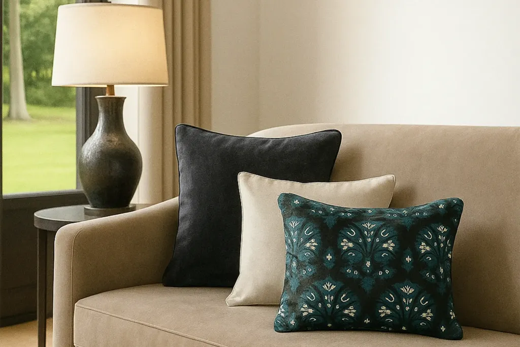 House of Estila Ottoman Touch Silk Cushions