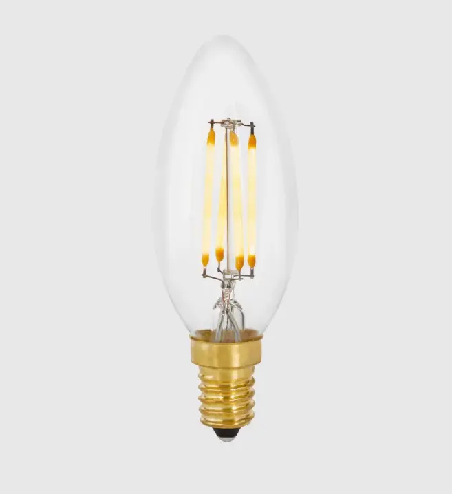 Clear Candle E14 Bulb